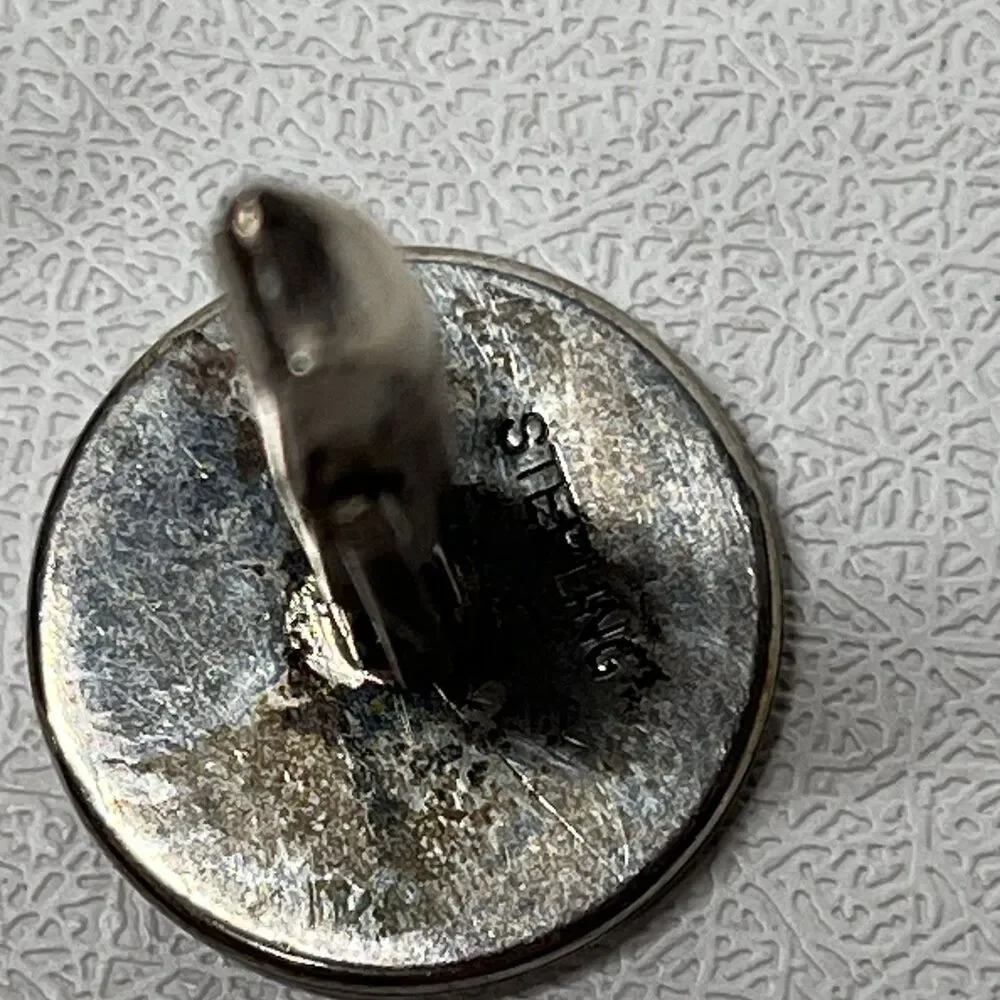 Vintage .925 Silver Mercury Winged Liberty Head Silver Dime 1937 1945 Cufflinks